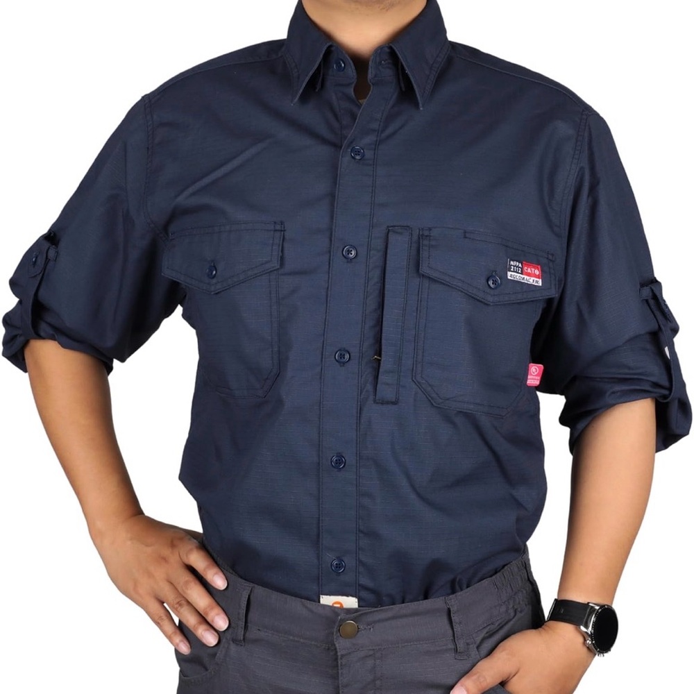 Fire Retardant Shirt, Men's Reflective Shirts. New